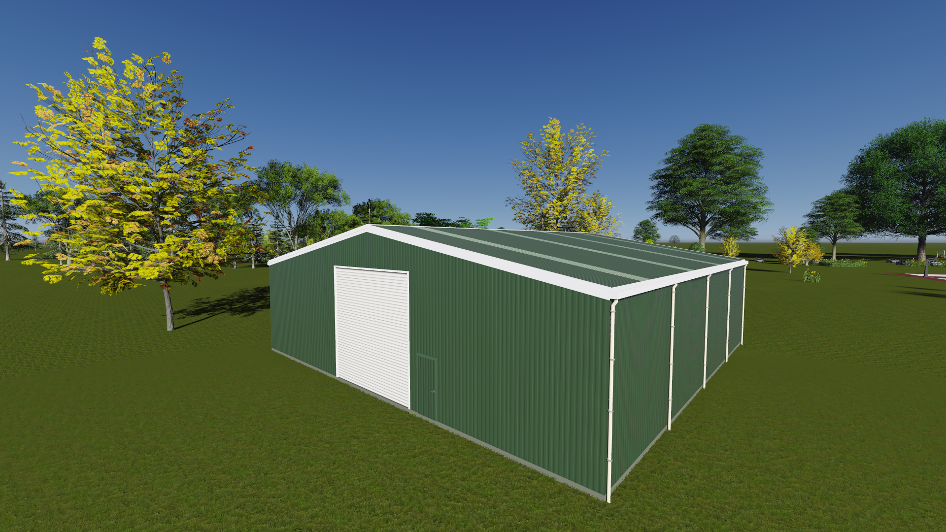 16m X 10m X 3m Steel Shed Kit | Action Sheds